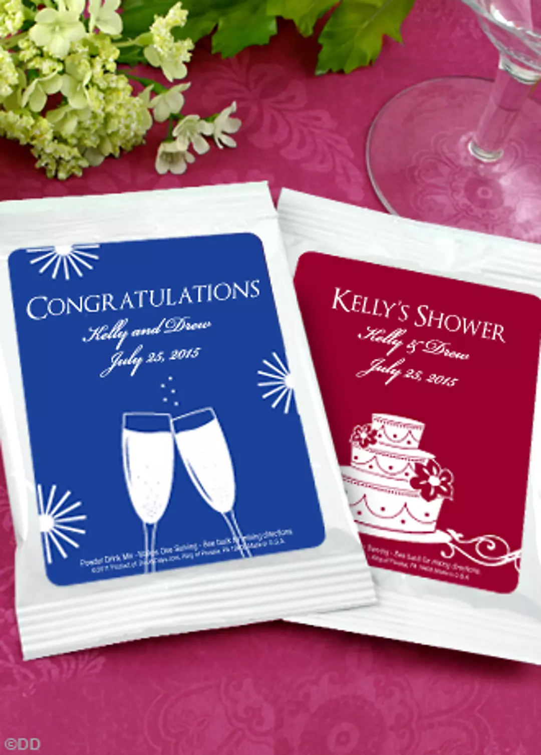 DB Excl. Personalized Strawberry Daiquiri Favors Image
