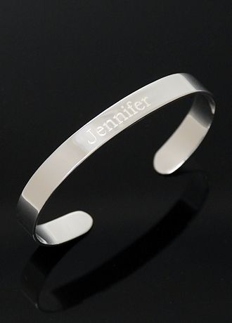 Personalized Slim Cuff Bracelet Image