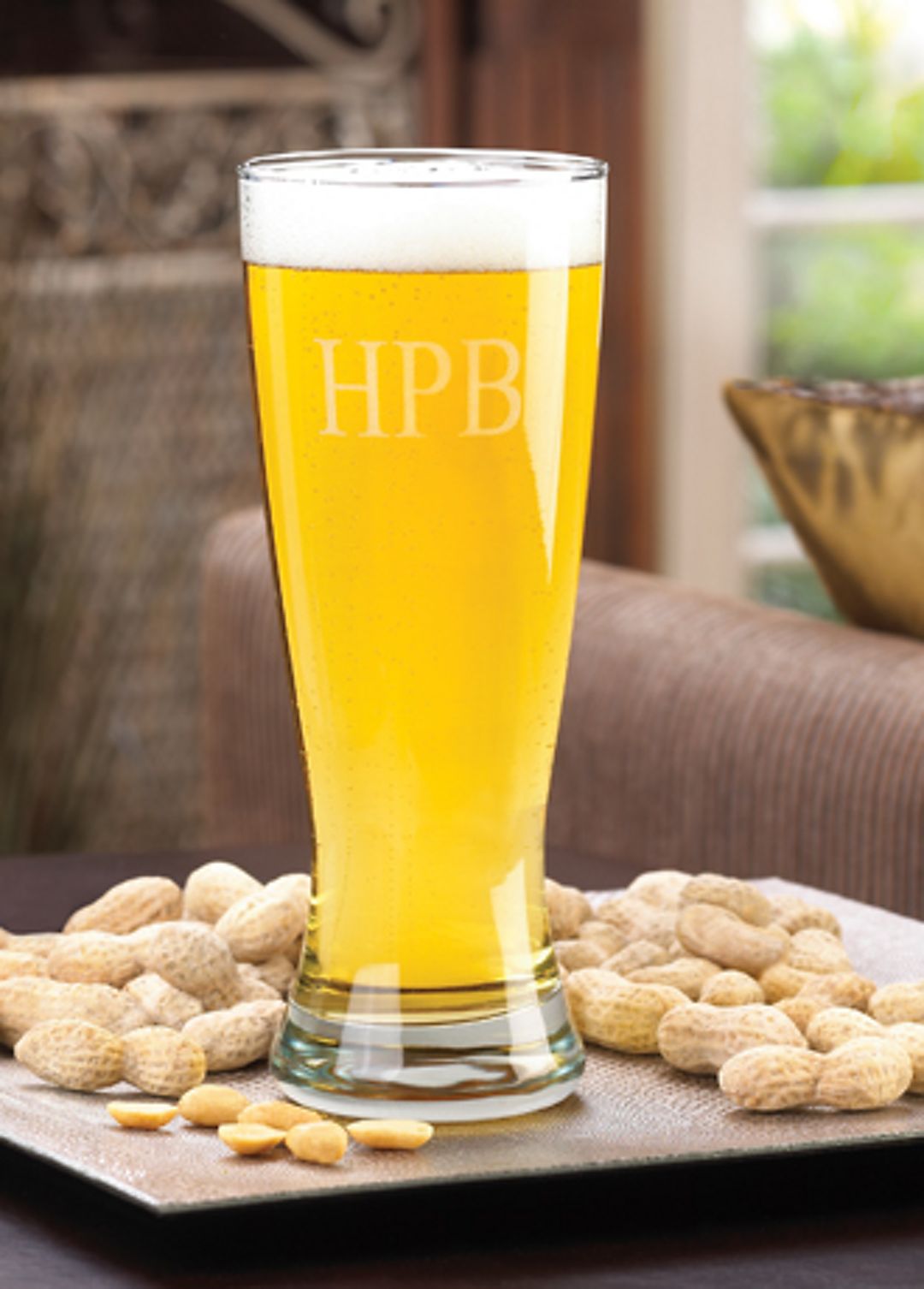 Personalized Grand Pilsner Beer Glass Image 2