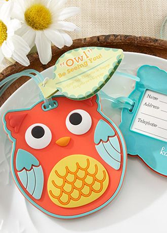 Owl Be Seeing You Luggage Tag Favor Image