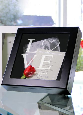 Personalized Love Collection Keepsake Shadow Box Image