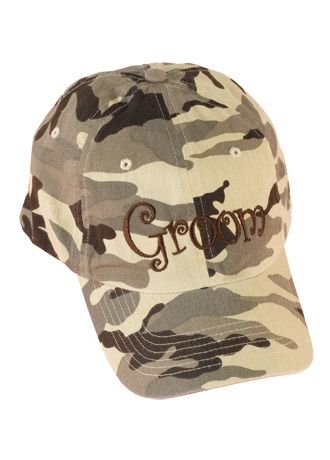 Desert Camouflage Groom Cap Image