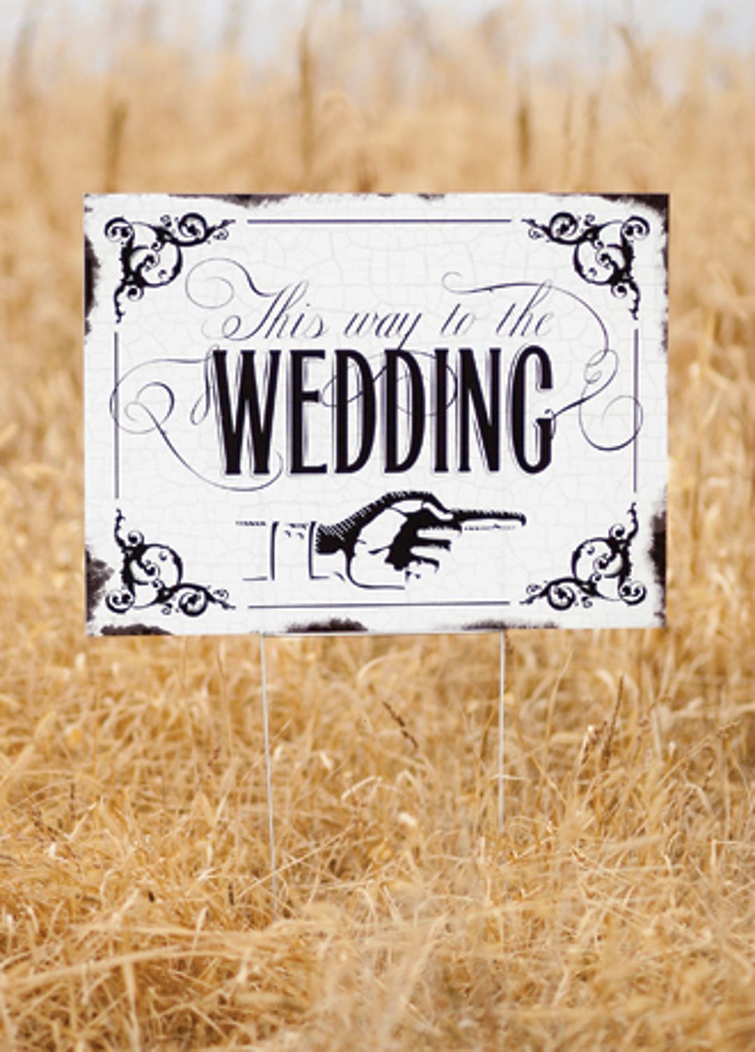 Vintage Wedding Sign Image 2