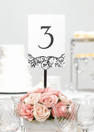 Flourish Table Number Cards Set of 40 Image