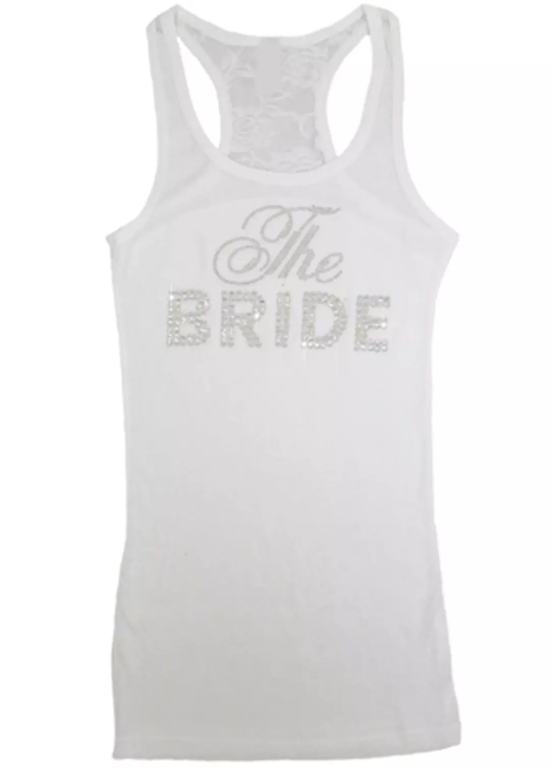 DB Exclusive The Bride Lace Racerback Tank | David's Bridal