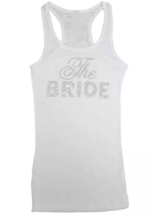 DB Exclusive The Bride Lace Racerback Tank Image 1