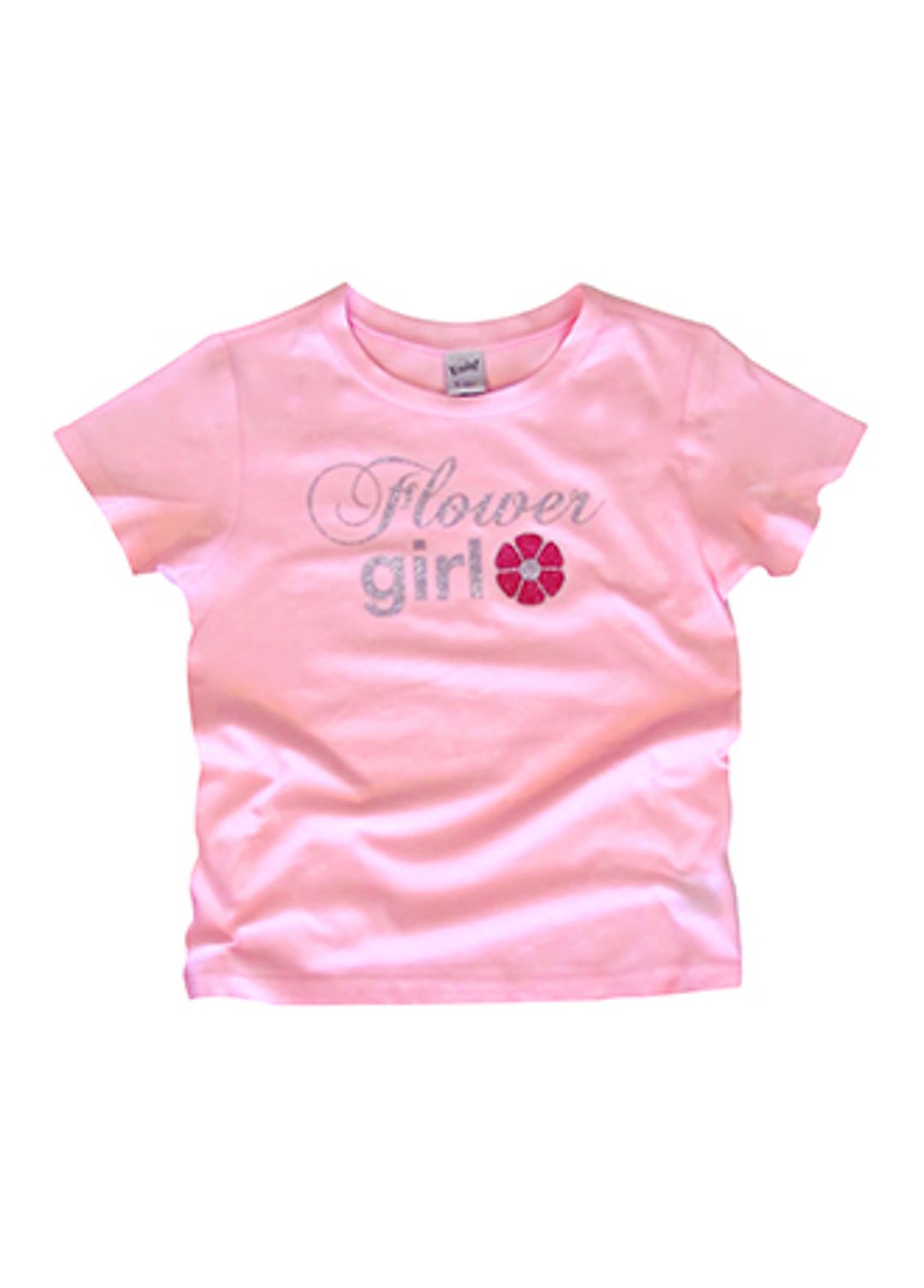 DB Exclusive Flower Girl Silver Glitter Tee Image 2
