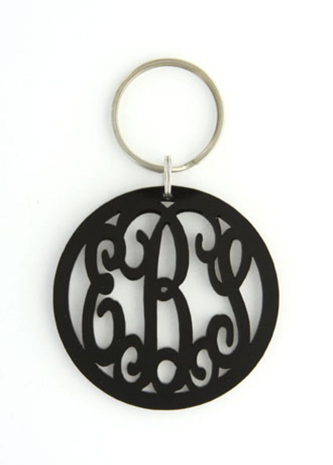 Personalized Acrylic Monogram Key Ring Image 3