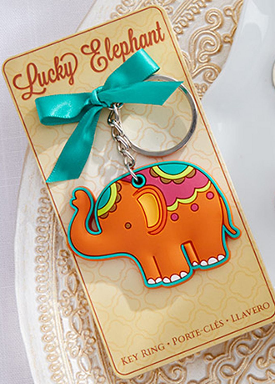 Lucky Elephant Keychain Image