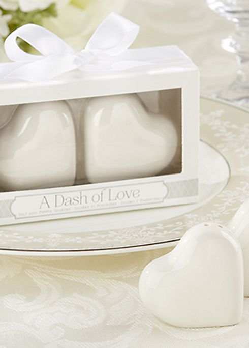 Dash of Love Salt and Pepper Shakers Set of 2 Image 1