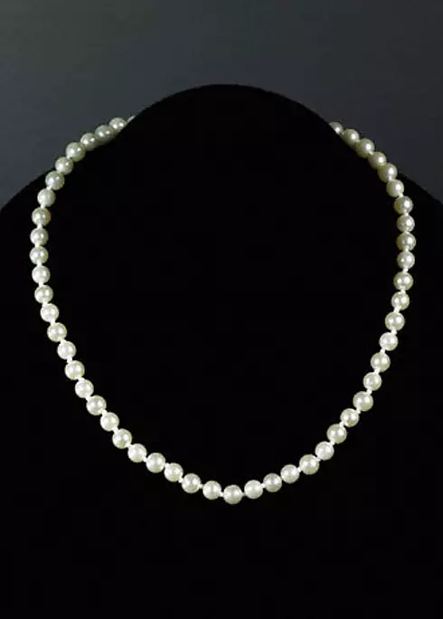 Classic Pearl Hand-Knotted Necklace Image 2