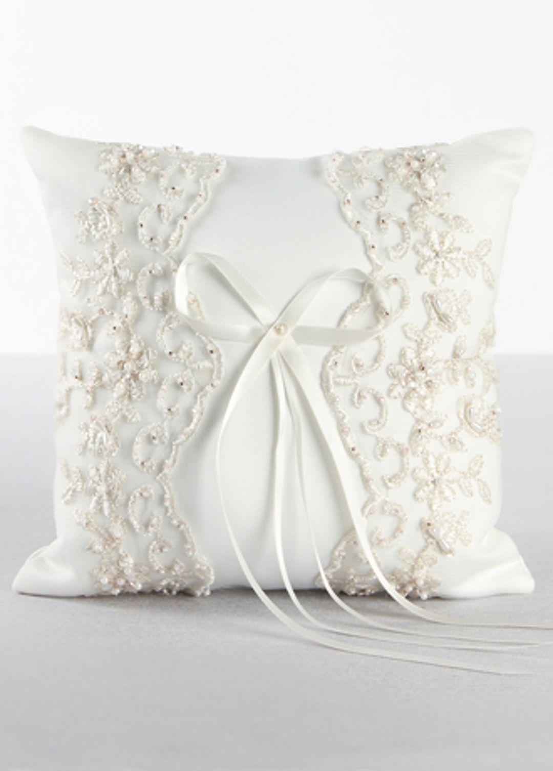 DB Exclusive Beaded Lace Ring Bearer Pillow Image 2