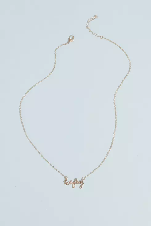 Wifey Pendant Necklace Image 1