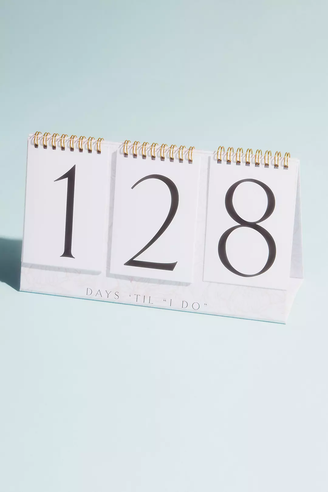 Days Til I Do Wedding Countdown Flip Calendar Image