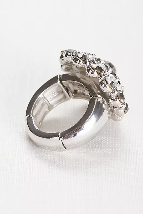 Shades of Grey Crystal Ring Image 2