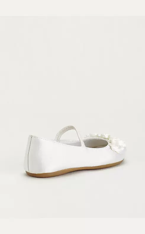Flower Girl Ballet Flat with Ruffle Detail Image 2