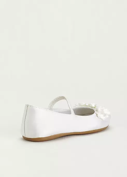 Flower Girl Ballet Flat with Ruffle Detail Image 2