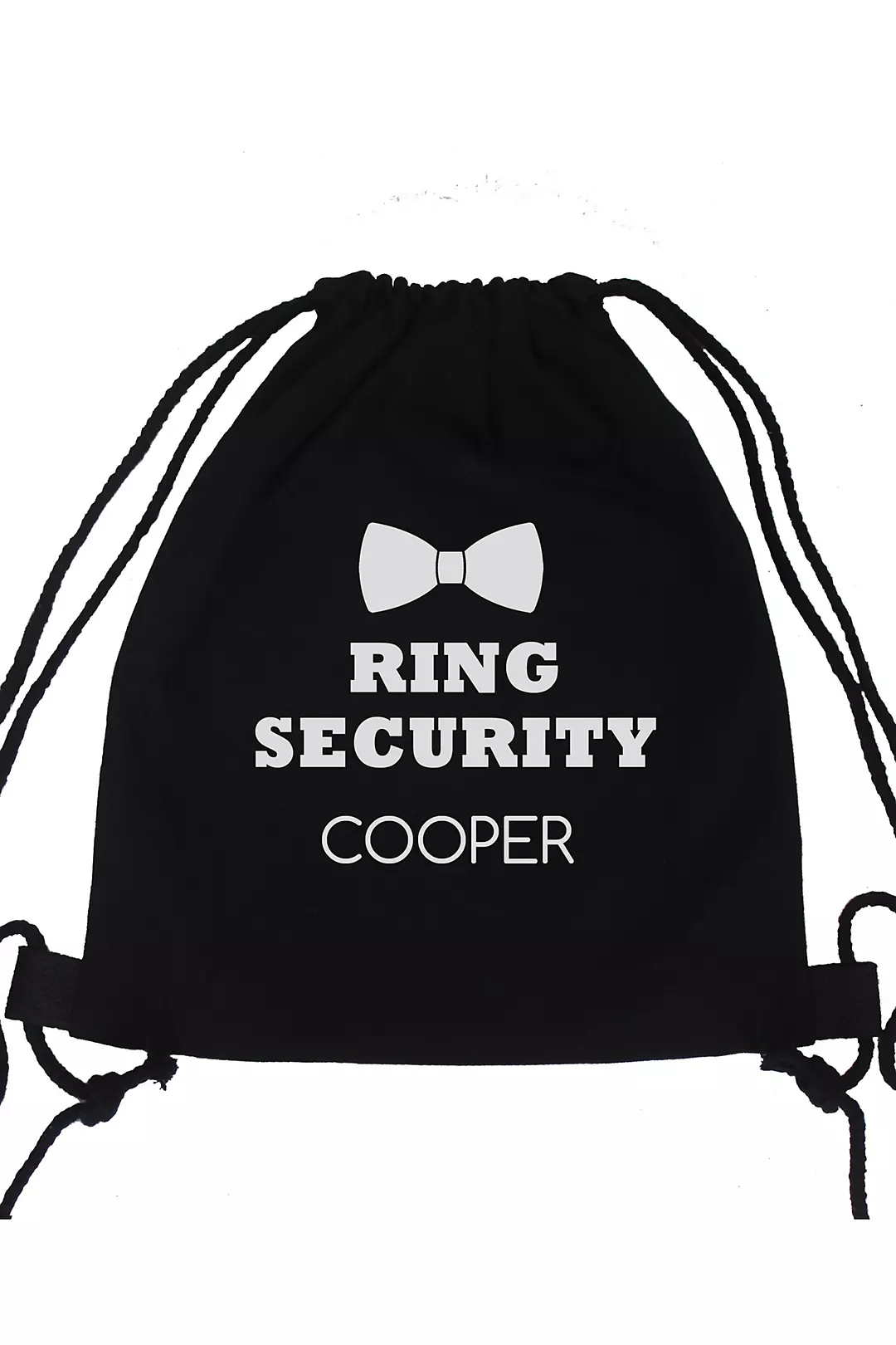 Personalized Ring Security Canvas Backpack Image