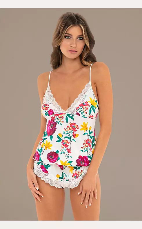 Floral Camisole and Tap Shorts Set Image 1