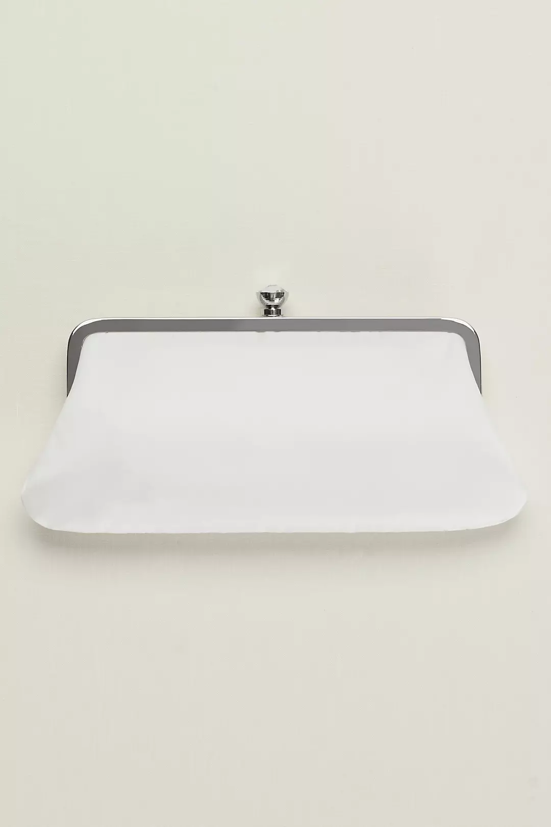 Vintage-Inspired Pleated Satin Clutch  Image 2