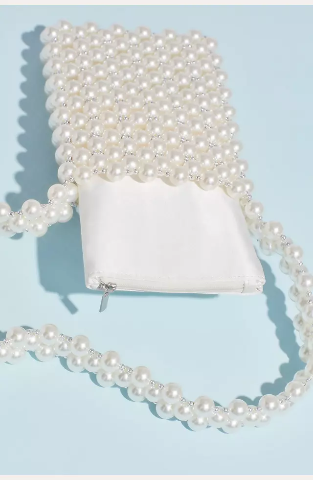 Pearl Bead Crossbody Bag with Removable Pouch Image 2