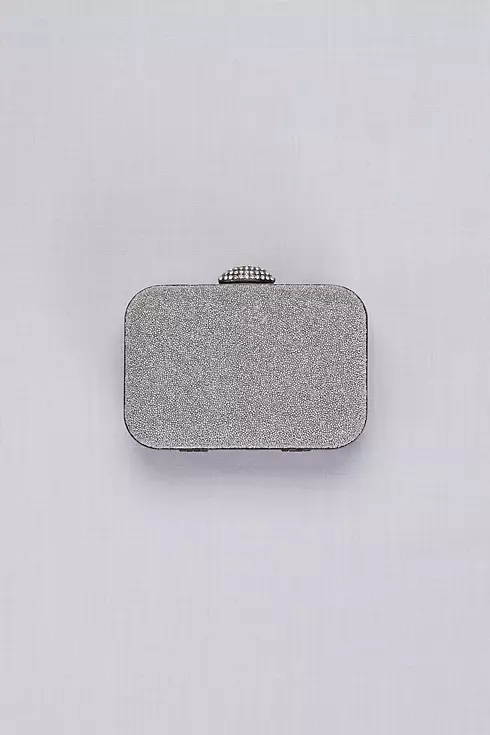 Glitter Minaudiere with Crystal Embellished Clasp Image 1