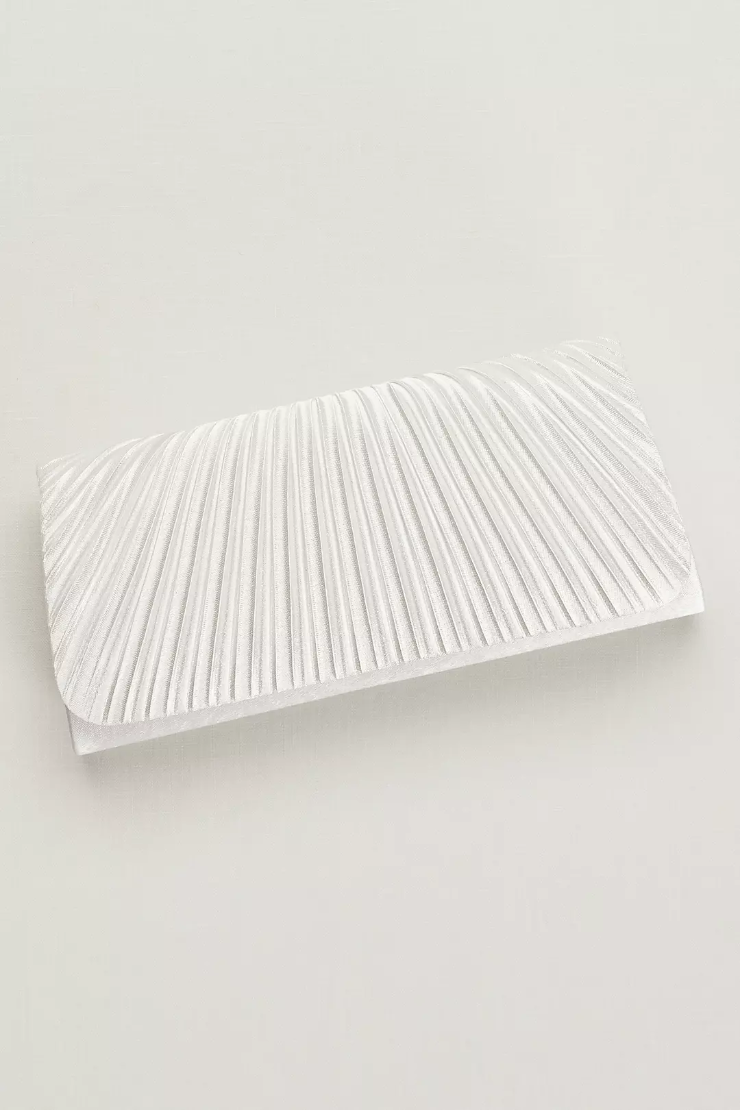 Satin Pleated Clutch Image