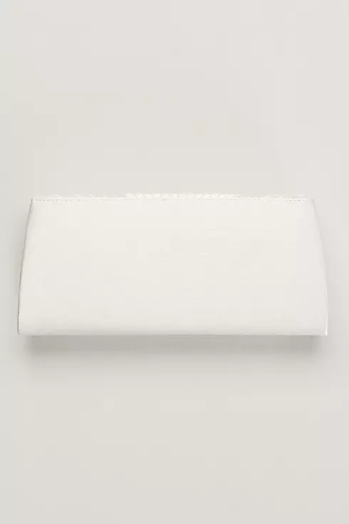 Satin Pleated Clutch Image 2