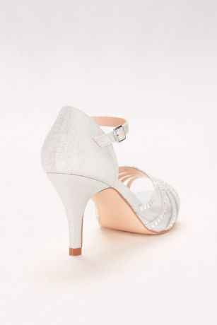 felda crystal embellished strappy evening shoe