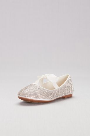 white childrens bridesmaid shoes