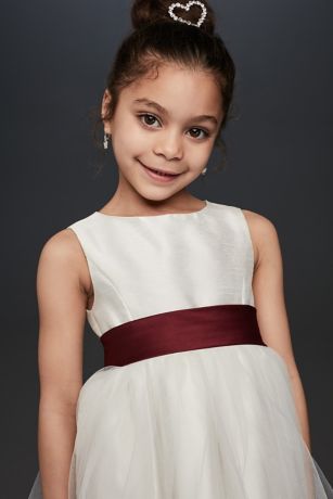 david's bridal sash flower girl