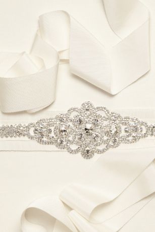 david's bridal wedding belts