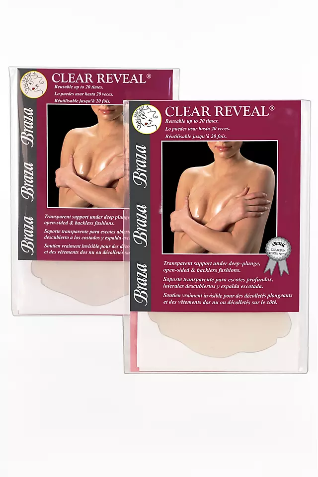 Braza Clear Reveal Adhesive Reusable Bra Image 4