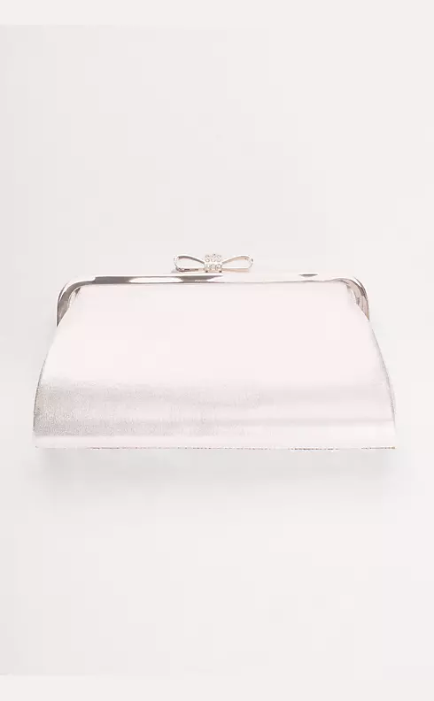 Allover Crystal Bow-Top Clutch Image 3