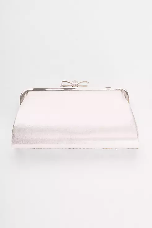 Allover Crystal Bow-Top Clutch Image 3