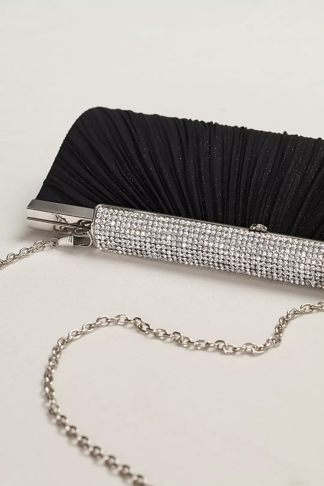 Pleated Sparkling Clutch Image 3
