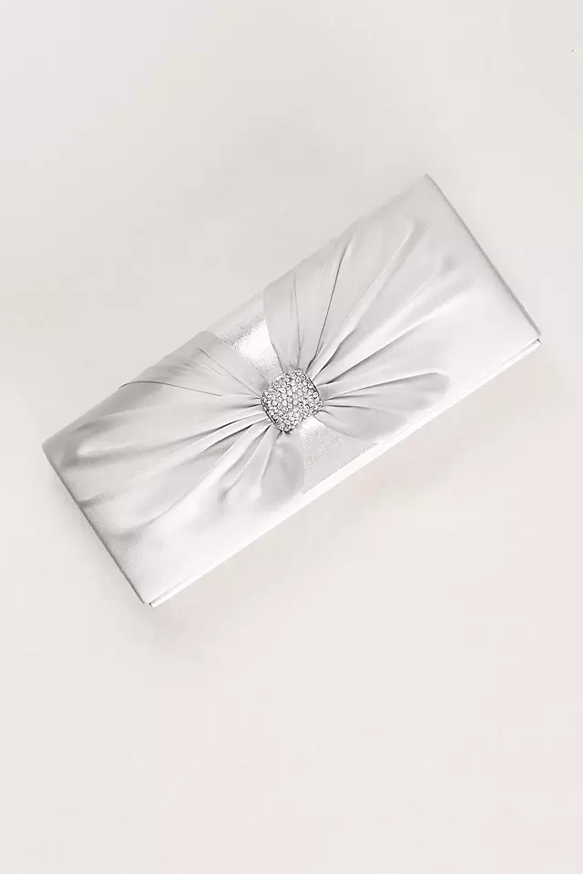 Pleated Pave Knot Clutch Image