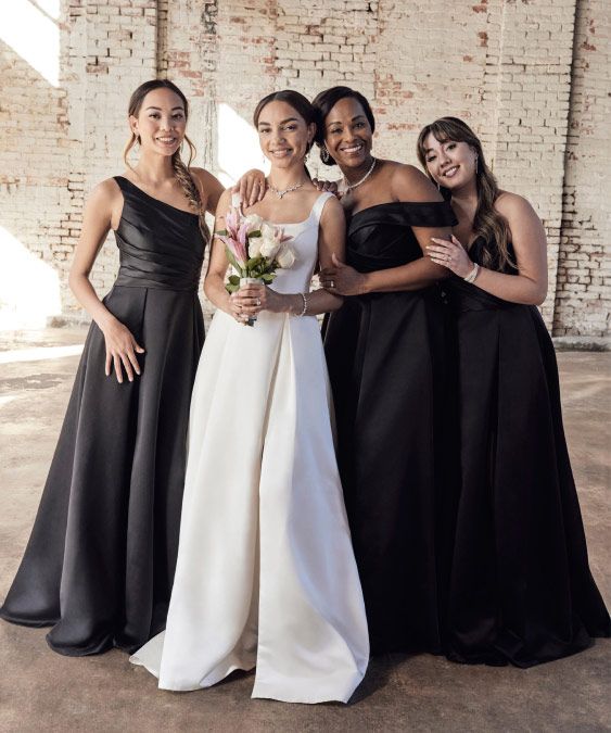 Bridesmaid Dress Fabrics: Modern, On Trend, Current | David's Bridal |  David's Bridal