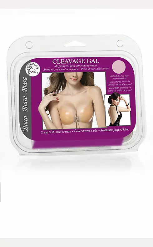 Cleavage Gal - Silicone Lace up Bra