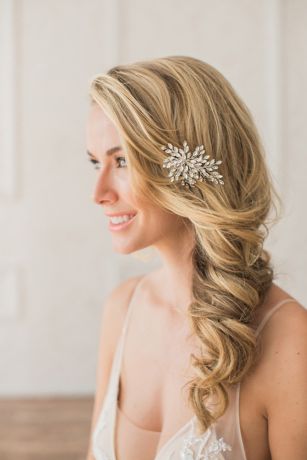 Hair Jewellery Silver1 Hair Pins Bridal Diamante Crystal