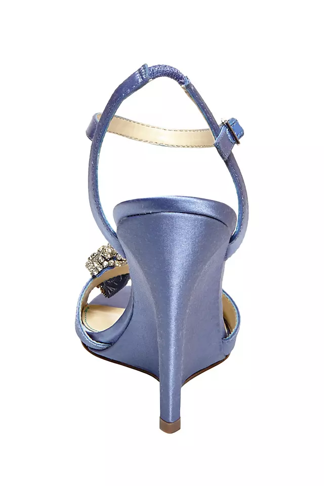 Blue by Betsey Johnson Wedge Sandal with Bow Image 4