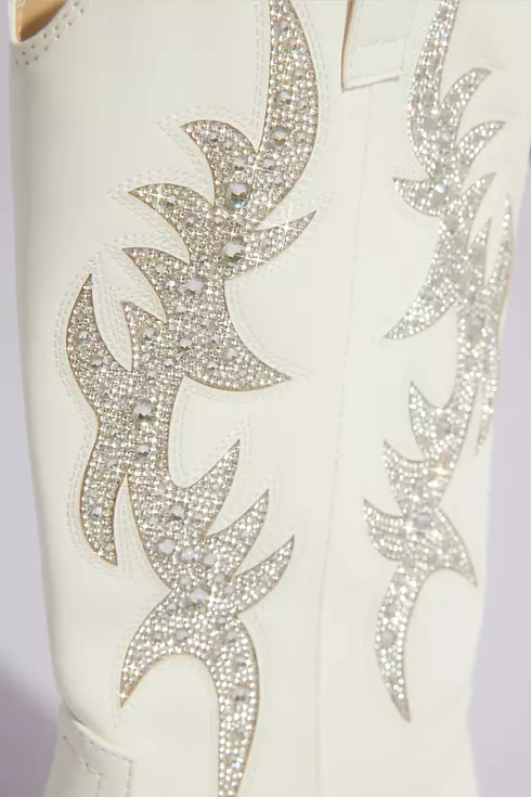 Crystal Embellished Western Boots Image 3