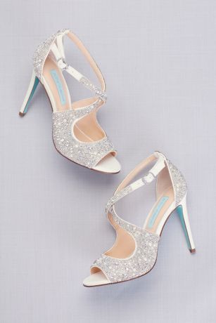 bride and bridesmaid shoes