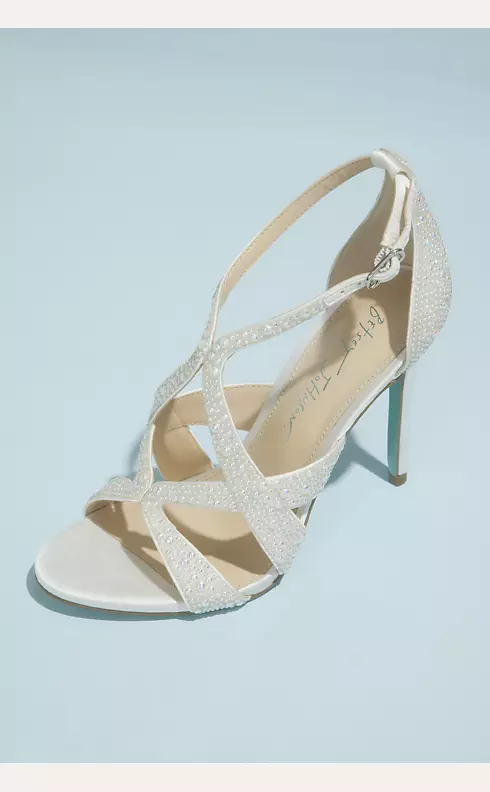 Embellished Strappy Stiletto Sandals Image 1
