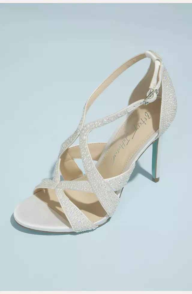 Embellished Strappy Stiletto Sandals Image