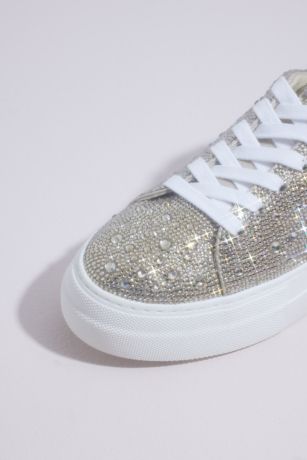 sparkle platform sneakers