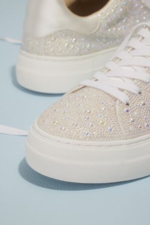 sparkle platform sneakers