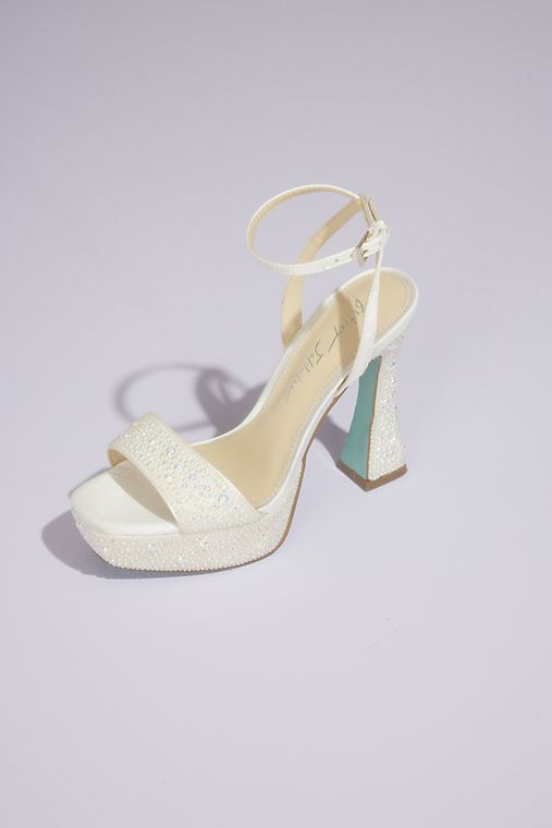 white platform shoes wedding
