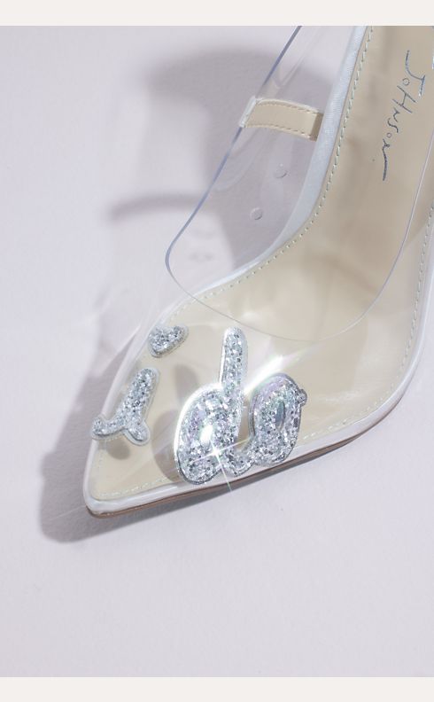 Cinderella Glass Slipper Wedding Heels 