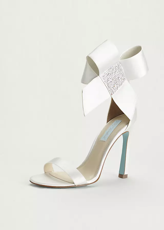 Blue by Betsey Johnson Ankle Bow High Heel  Image